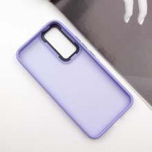 Чехол TPU+PC Lyon Frosted для Samsung Galaxy S25 / S24 – Фиолетовый