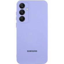 Чохол Silicone Cover Lakshmi Full Camera (AA) with logo для Samsung Galaxy S25 – Бузковий