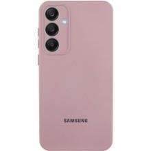 Чохол Silicone Cover Lakshmi Full Camera (AA) with logo для Samsung Galaxy S25 – Рожевий