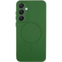 Чехол Silicone Cover Lakshmi Full Camera (AA) with MagFit для Samsung Galaxy S25 – Зеленый