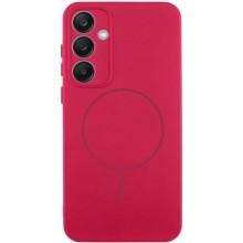 Чехол Silicone Cover Lakshmi Full Camera (AA) with MagFit для Samsung Galaxy S25 – Красный