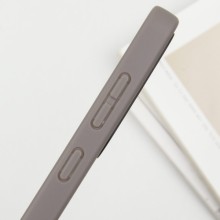 TPU+PC чехол Metal Buttons with MagSafe Colorful для Samsung Galaxy S25 – Серый