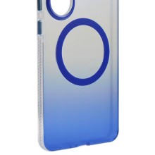 Чехол TPU+PC Phantom with MagSafe для Samsung Galaxy S25 – Голубой