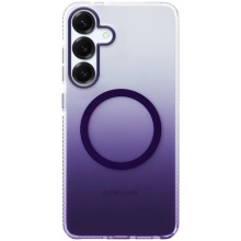 Чехол TPU+PC Phantom with MagSafe для Samsung Galaxy S25 – Фиолетовый