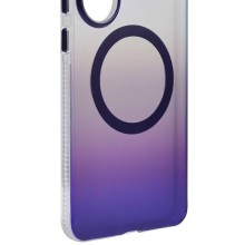 Чехол TPU+PC Phantom with MagSafe для Samsung Galaxy S25 – Фиолетовый
