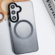 Чехол TPU+PC Phantom with MagSafe для Samsung Galaxy S25 – Черный
