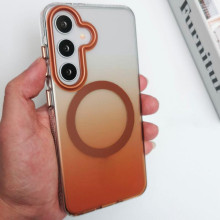 Чехол TPU+PC Phantom with MagSafe для Samsung Galaxy S25 – Rose Gold