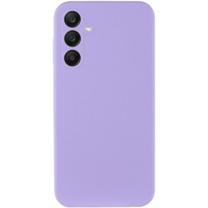 Чехол Silicone Cover Lakshmi Full Camera (AAA) для Samsung Galaxy S25 – Сиреневый