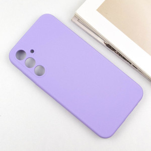 Чехол Silicone Cover Lakshmi Full Camera (AAA) для Samsung Galaxy S25 – Сиреневый