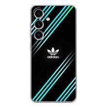 Чехлы Адидас для Samsung Galaxy S25 (AlphaPrint) – Адидас с полосами
