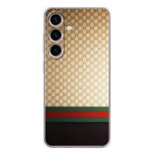 Чехлы Бренд GUCCI для Samsung Galaxy S25 – Фон Гуччи