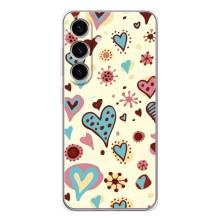 Чехлы для любимой на Гелексі S25 (VPrint) (Сердечки)