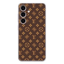 Чехлы Луи Витон для Samsung Galaxy S25 (AlphaPrint - LOUIS VUITTON) (фон LOUIS VUITTON)