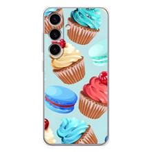 Чохли з фруктами для Samsung Galaxy S25 (VPrint) (Кексики)