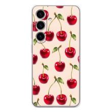 Чохли з фруктами для Samsung Galaxy S25 (VPrint) (Черешня)