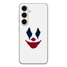 Чехлы с картинкой Джокера на Samsung Galaxy S25 (Лицо Джокера)