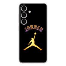 Чохли для Samsung Galaxy S25 - з картинкою JORDAN (AlphaPrint) (Jordan Gold)