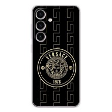 Чехлы VERSACE для Гелекси S25 (PREMIUMPrint) – Лого Версаче