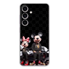 Чехол Disney Mouse Samsung Galaxy S25 (PREMIUMPrint) – Семья Маусов