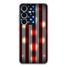 Чехол Флаг USA для Samsung Galaxy S25 – Флаг США 2