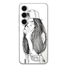 Чехол с печатью для Samsung Galaxy S25 - (Мода) (AlphaPrint) (Фото девочки)