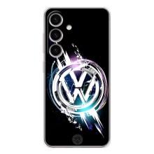 Чехол "Фольксваген" для Samsung Galaxy S25 – Volkswagen на черном