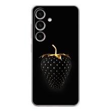 Чохол з зображенням смачної їжі для Samsung Galaxy S25 – Чорна полуниця