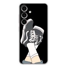 Чохол з Прикольним Принтом на Samsung Galaxy S25 (Кеди)