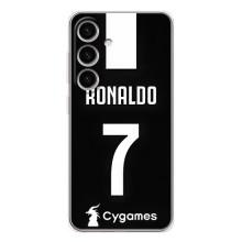 Чехол Криштиану Роналду для Samsung Galaxy S25 (AlphaPrint) (RONALDO 7)