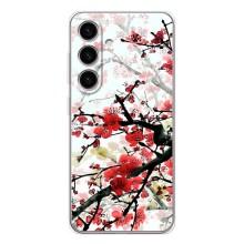 Чехол с принтом САКУРЫ на Samsung Galaxy S25 – Красивая Сакура