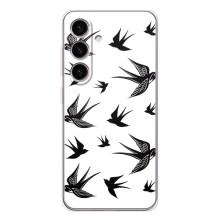 Чохол з пташками на Samsung Galaxy S25 (VPrint) (Ластівки)