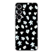 Чехол с ромашками на Samsung Galaxy S25 – Маленькие ромашки