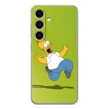 Чjхол з Сімпсонами для Samsung Galaxy S25 (VPrint) (Гомер Сімпсон)