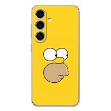 Чjхол з Сімпсонами для Samsung Galaxy S25 (VPrint) (Гомер)