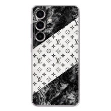 Чехол Стиль Louis Vuitton на Samsung Galaxy S25 (LV на белом)