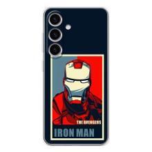 Чохол Супергерой Залізна Людина на Samsung Galaxy S25 – Art Iron man