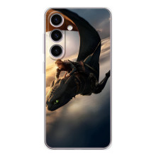 Чехол дракон Беззубик для Samsung Galaxy S25 – Полет Беззубика