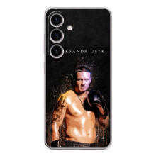 Чехол с картинкой Александр Усик для Samsung Galaxy S25 – Чемпион Усик