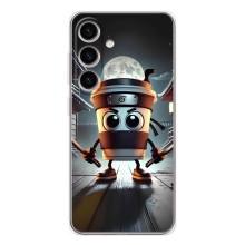 Чехол с мемом Тралалело тралала на Samsung Galaxy S25 – Капучино асасино