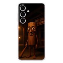 Чехол с мемом Тралалело тралала на Samsung Galaxy S25 – Тунг тунг тунг сахур