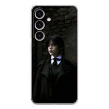 Чехол с дизайном Венздей 2 на Samsung Galaxy S25 – Уэнсдей в костюме