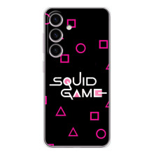 Чехол Гра в кальмара для Samsung Galaxy S25 – Логотип игры кальмара