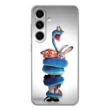 Силіконовий чохол з принтом Зоотрополіс для Samsung Galaxy S25 – Змія Зоо