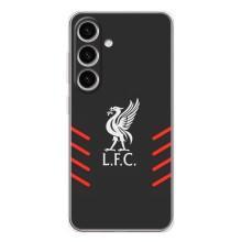 Силиконовые Чехлы принт Футбол на Samsung Galaxy S25 – Эмблема Liverpool