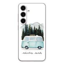 Силіконовий бампер з картинкою машини на Samsung Galaxy S25 (Будиночок на колесах)