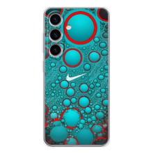 Силиконовый Чехол на Samsung Galaxy S25 с картинкой Nike (Найк зеленый)