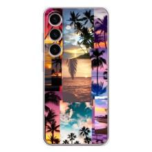 Силиконовый чехол с КАРТИНКАМИ лето для Samsung Galaxy S25 (AlphaPrint) (Летний отпуск)