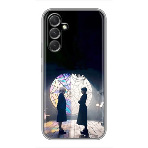 Чехлы с принтом Уэнсдей на Samsung Galaxy S26 Edge – Уэнсдей и Энди