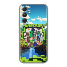 Чехол с картинками Майнкрафт для 

Самсунг Галакси С26 Edg 
 – Майнкрафт фон