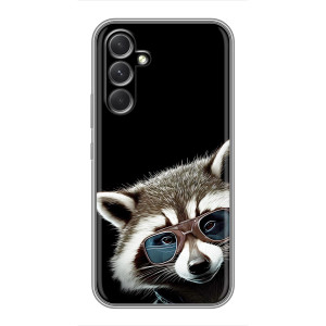 Силиконовый Чехол с Енотами на Samsung Galaxy S26 Edge – Стильный Енот